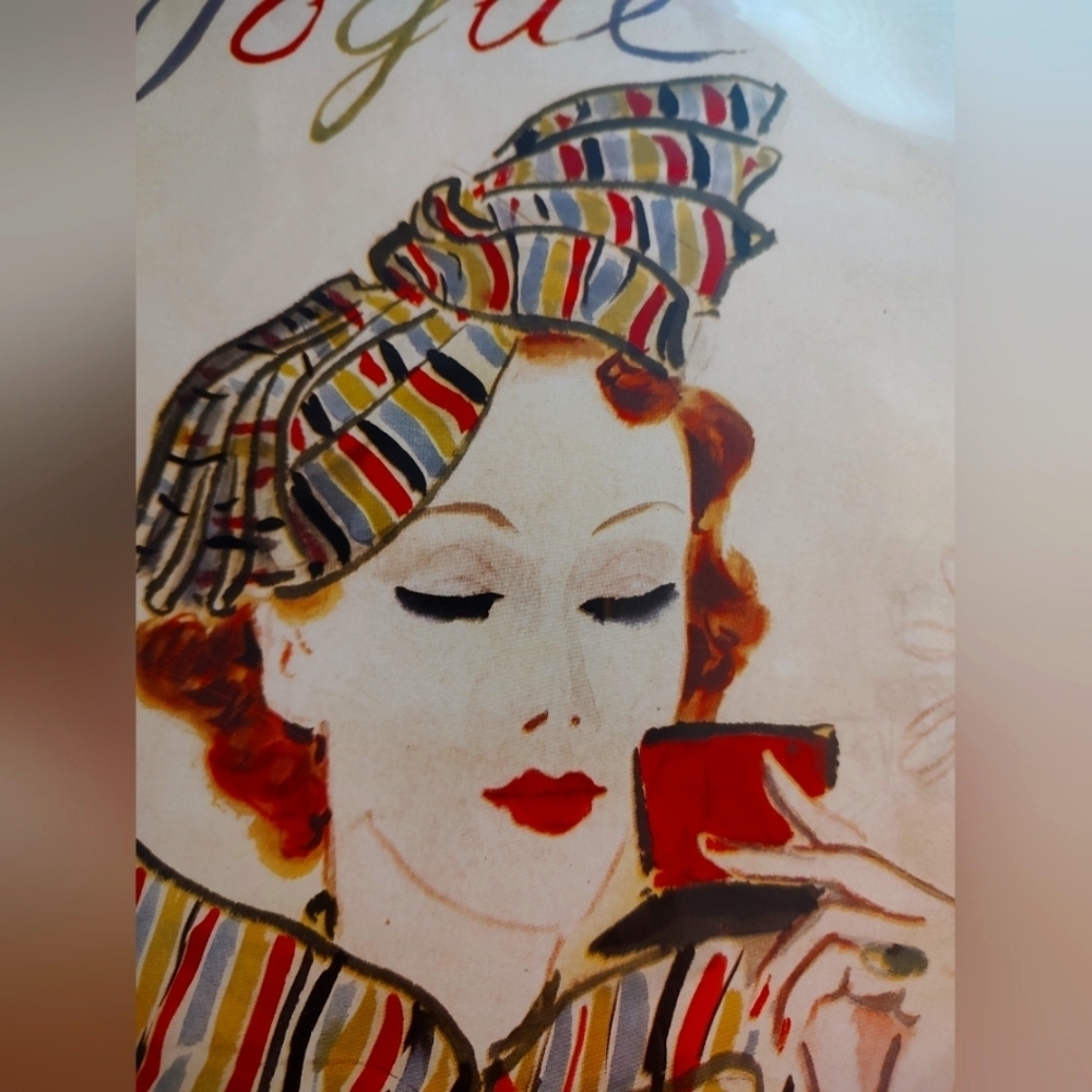 VOGUE MAGAZINE COVER PRINT Circa 1935 13" x 10" - Picture 2 of 8